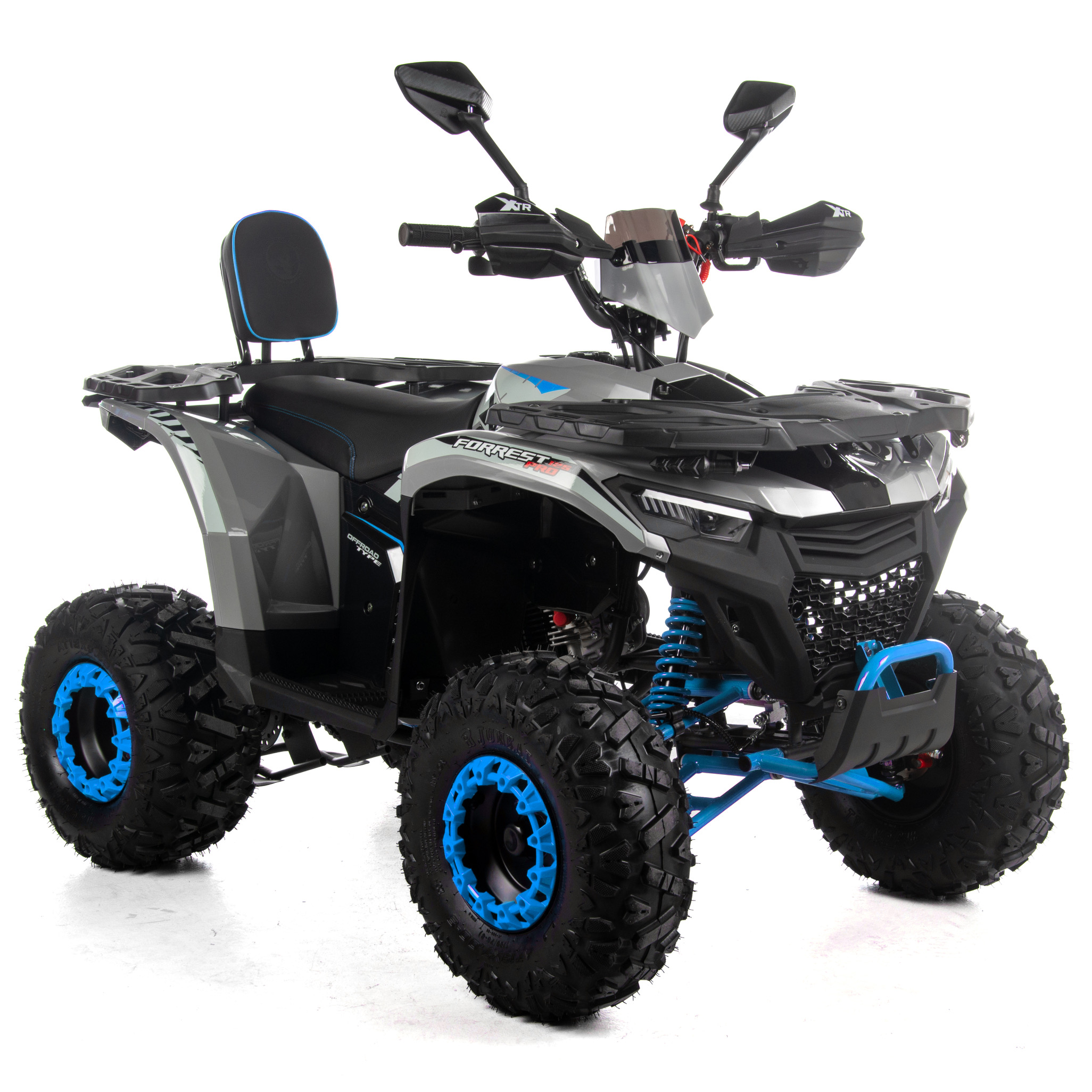 QUAD XTR 125CM3 FORREST 023/8 KOŁA 8 (3 BIEGI +1 WSTECZNY) rozruch elektryczny KOLOR NIEBIESKI