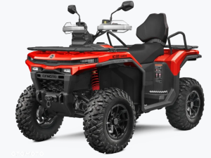 QUAD 500CM3 CF MOTO C-FORCE 500 C5 G4 EPS 2026 do rejestracji, homologacja: T3B KOLOR CZERWONY HOMOLOGACJA DROGOWA