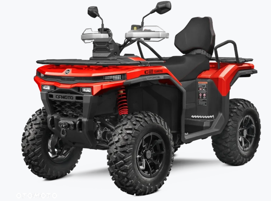 QUAD 500CM3 CF MOTO C-FORCE 500 C5 G4 EPS 2026 do rejestracji, homologacja: T3B KOLOR CZERWONY HOMOLOGACJA DROGOWA