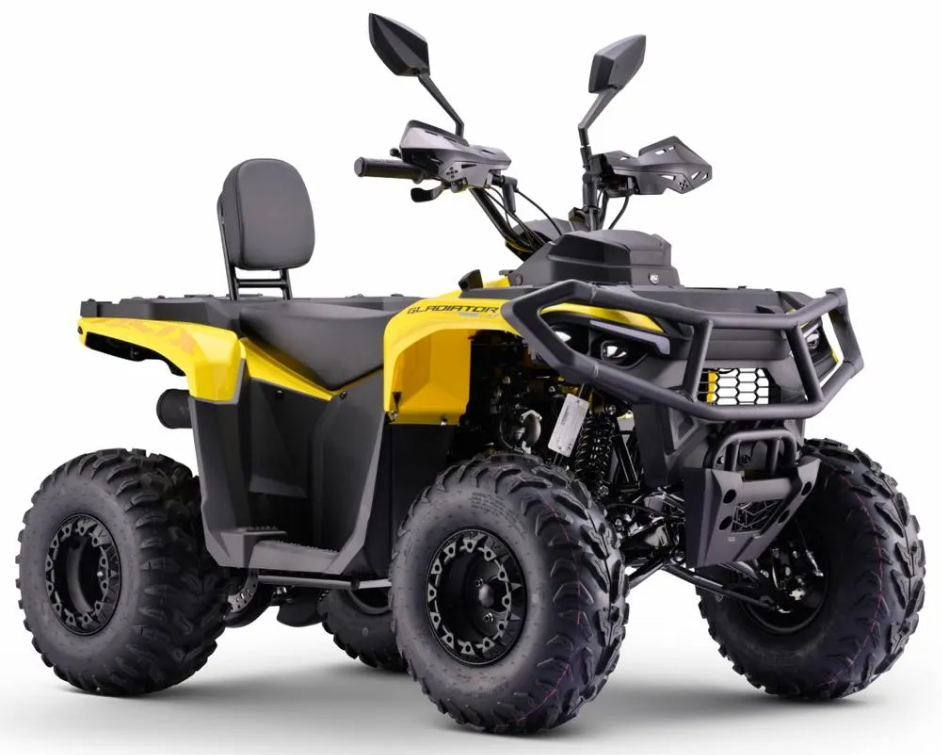 QUAD ASIX 110CM3 GLADIATOR KOŁA 8 (1 BIEG +1 WSTECZNY) rozruch elektryczny KOLOR ŻÓŁTY
