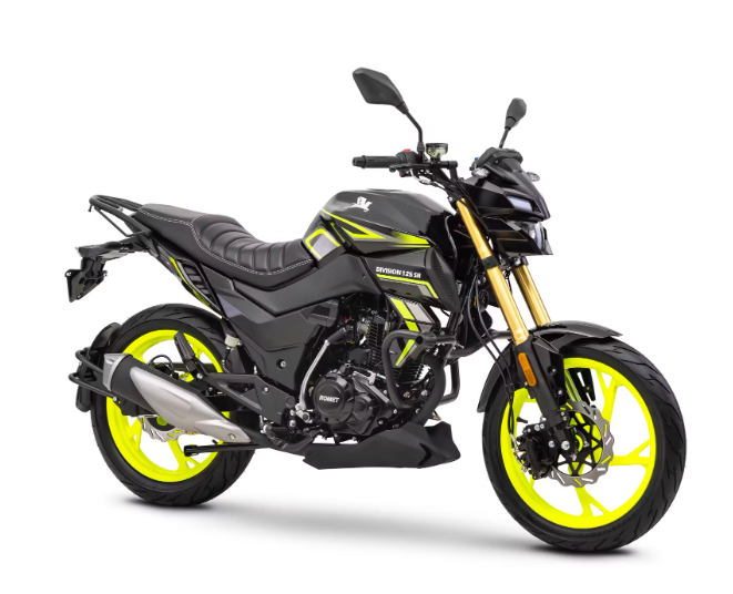 MOTOCYKL 125CM3 ROMET DIVISION 125 KOLOR CZARNO-ZIELONY