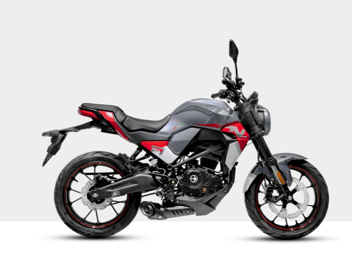 MOTOCYKL 125CM3 BARTON NAKED 2025 KOLOR CZERWONY WYPRZEDAŻ